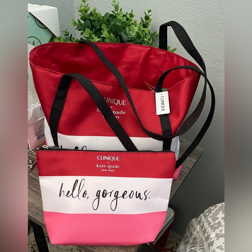 Kate spade bag with the cosmetic pouch